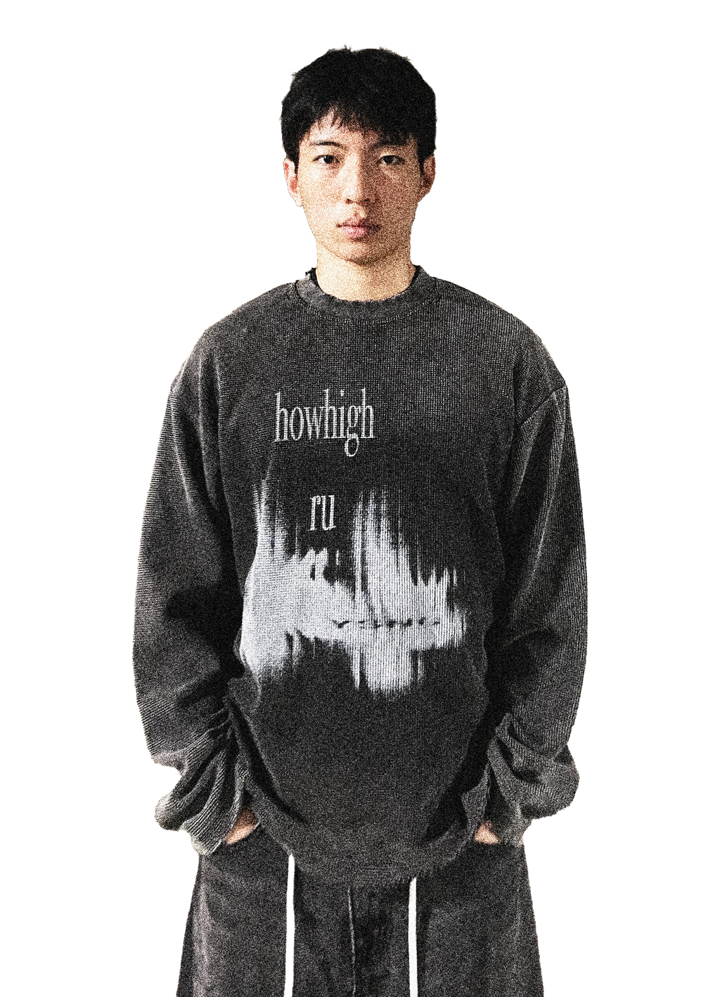 "how high r u" thermal shirt